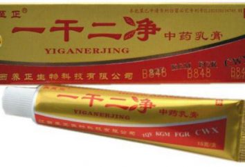 "Iganerjing" (creme): instruções, aplicação, descrição da preparação
