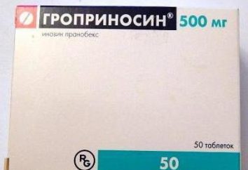 „Groprinosin 500”: instrukcje użytkowania i sprzężeniem zwrotnym