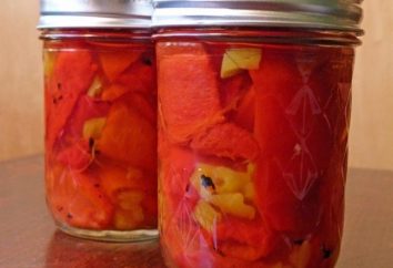 Wie der gerösteten Paprika im Winter konservieren