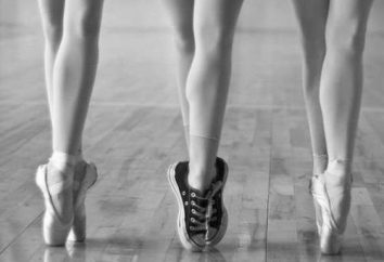 Position in dem Tanz: Choreographie Unterricht. Die Position der Füße und Hände in dem klassischen und zeitgenössischen Tanz