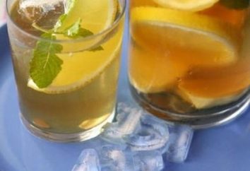 bebida saudável de limão e gengibre