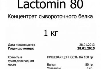 "Laktomin 80": recensioni. nutrizione sportiva