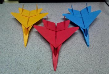 Arte di origami: come fare un combattente di carta