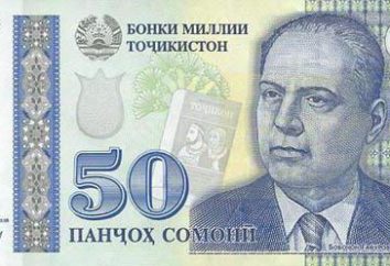 Monnaie Tadjikistan: description et les photos