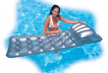 Escolhendo colchão inflável para a natação