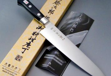 cuchillos japoneses "Todzhiro": descripción, puntos de vista y opiniones de los propietarios