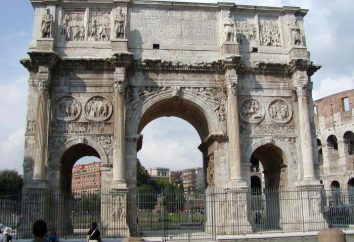 Arco di Costantino a Roma: descrizione, la storia e fatti interessanti