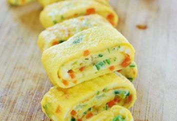 Rolo da omelete com recheio: Receita