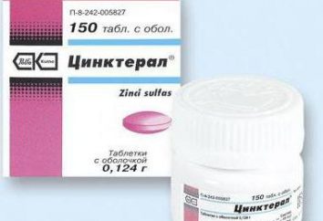 A droga "Tsinkteral" Queda de cabelo: comentários, instruções de uso, contra-indicações, efeitos colaterais, preço