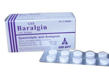 Droga "Baralgin" – do que vai ajudar?