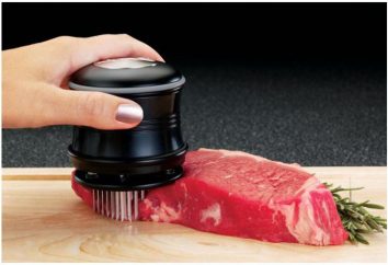 Tenderayzer carne: especificaciones, comentarios