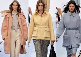 manteaux de style: les tendances de la mode de la saison 2013