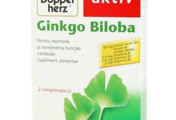 si el fármaco es eficaz "Doppelgerts Ginkgo Biloba"? Instrucciones de uso y la retroalimentación