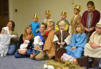 cenas de Natal cristão. História e Prática