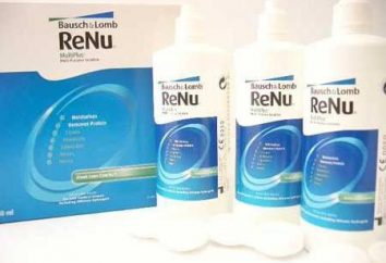 Solución para lentes de "Renu" (ReNu): descripción, comentarios