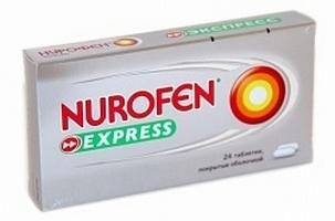 Drug "Nurofen Express": déclaration