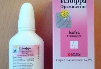 El medicamento "Izofra" para un niño – especialmente el uso de