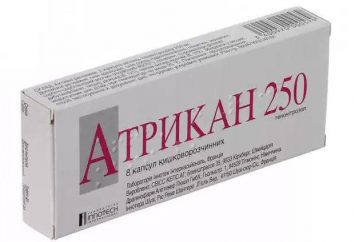Medicine "Atrikan": istruzioni per l'uso, descrizione, composizione e recensioni