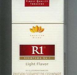 Cigarettes R1: types et caractéristiques TEXTE