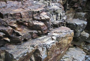 Klastischen Gesteinen. Beschreibung und Klassifizierung von Gesteinen