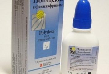 "Polydex" (spray nasale). Il farmaco "Polydex": l'istruzione, recensioni