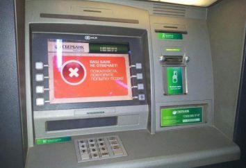 Warum Sberbank nicht geben Geld durch einen Geldautomaten? ATM nicht Geld geben, was zu tun ist?