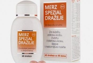 Vitamine "Merz": recensioni, la composizione, le prestazioni e le altre informazioni sulla preparazione per la salute dei capelli e delle unghie