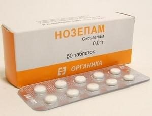 Ansiolítico drogas "Nozepam": instrucciones de uso