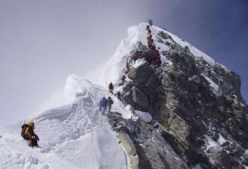 Hillary étape, la pente du mont Everest: description et histoire