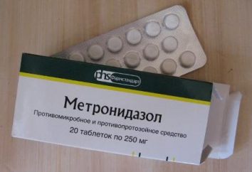 "Metronidazol" a partir do qual (comprimidos)? Tratamento de "Metronidazol": comentários