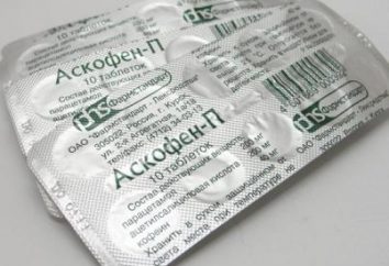 « Askofen-P », à partir de laquelle le médicament est prescrit?