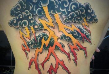 Tattoo „Lightning“: ein schönes Muster auf dem Körper oder einen alten Talisman?