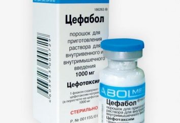 Antibiotique "Cefabol": instructions d'utilisation
