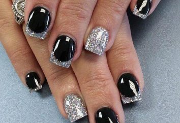 Manicure Black & Silver: foto, idee per il manicure