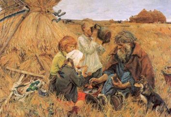Descrição da pintura "Harvest" Plastov. Amostra lendo