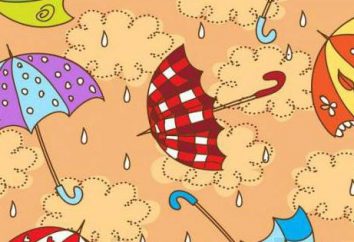 Jak narysować parasola. Klasy mistrzowskie dla młodych artystów