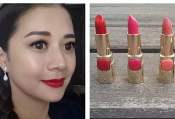 Rouge à lèvres laquées « L'Oréal »: commentaires, palette de couleurs, les photos