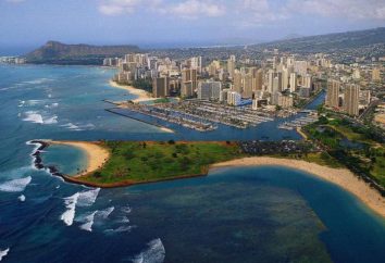 Descrição Honolulu (Hawaii). A capital do estado ilha de EUA – Baraka Obamy pequena pátria