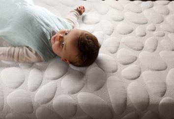 Matratze in einer Krippe: ein wichtiges Element Anordnung ein Kind im Zimmer