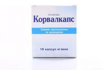"Korvalkaps": instrucciones de uso, descripción de drogas, opiniones