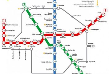 Kiev metrô: o esquema eo modo de funcionamento