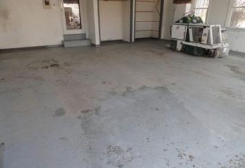 Was den Boden der Garage