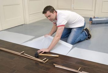 Comment poser des planchers sur un sol en béton? Comment mettre linoléum sur sol en béton?
