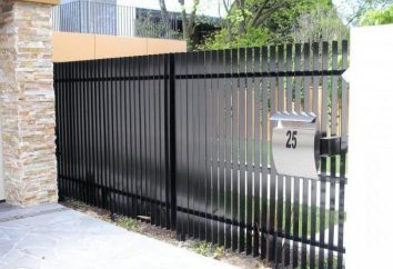 clôture Metalloshtaketnika avec leurs mains: l'installation, les caractéristiques et les recommandations d'installation