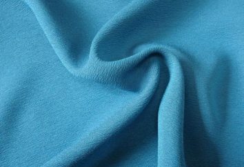 Crepe to tkanina wykonana z naturalnych nici tkackich. Krepa rozciągająca i inne jej odmiany