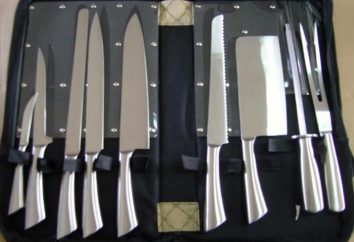 Quinze nomes que conhece uma faca de cozinha