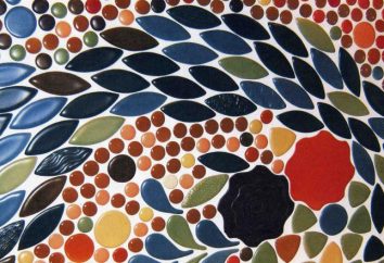 Mosaic – punktem wnętrza. Opis różnych rodzajów mozaiki