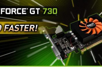 Karta graficzna Nvidia GeForce GT-730: specyfikacje, podkręcanie, recenzje
