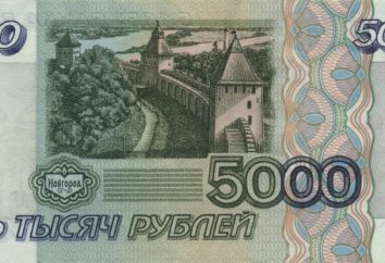 Nominał „5000 rubli”: historia wyglądu i ochrony. Jak rozpoznać fałszywy rachunek „5000 rubli”