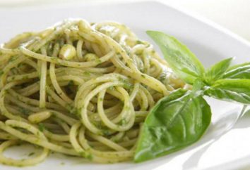 Makaron „pesto”: Receptą kuchni włoskiej. Kilka odmian potraw